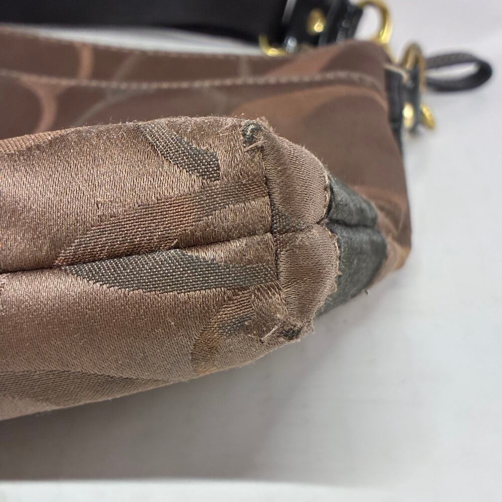 Coach Signature Monogram Canvas Crossbody Bag Jacquard C - Picture 3 of 7